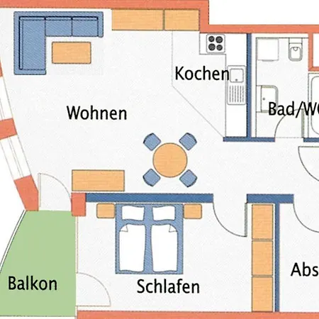 Apartment Strandhaus-nordseebrandung-fewo-a2-2 Cuxhaven